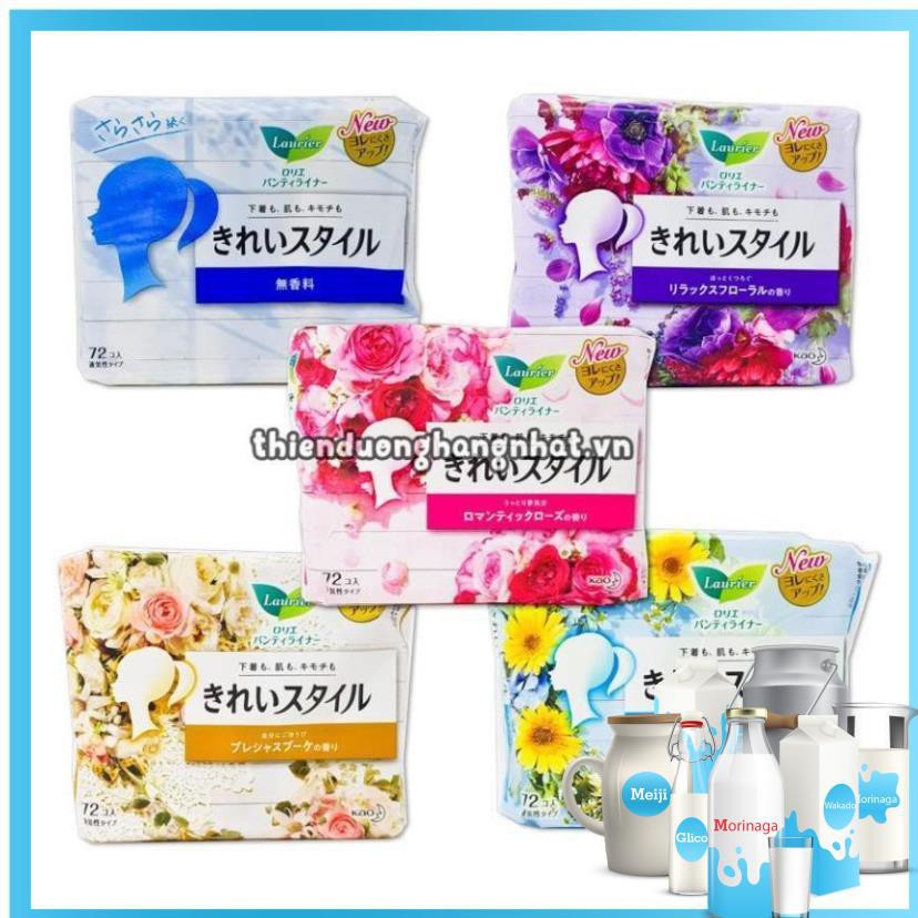 Băng vệ sinh Nhật Bản BVS hàng ngày LAURIER KAO 72 Miếng