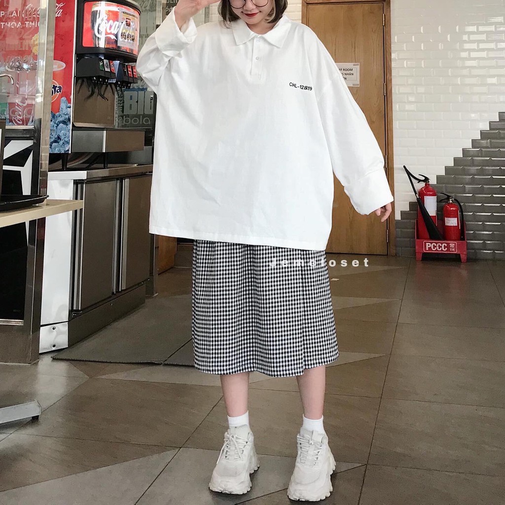 Chân Váy dài họa tiết Caro TORSY-3282 - Gous Official | BigBuy360 - bigbuy360.vn