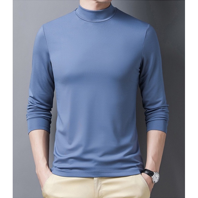 [ Mã 12FASHIONSALE1 giảm 10K đơn 50K ] áo giữ nhiệt nam mặc thu đông chất liệu co dãn kiểu dáng body | BigBuy360 - bigbuy360.vn