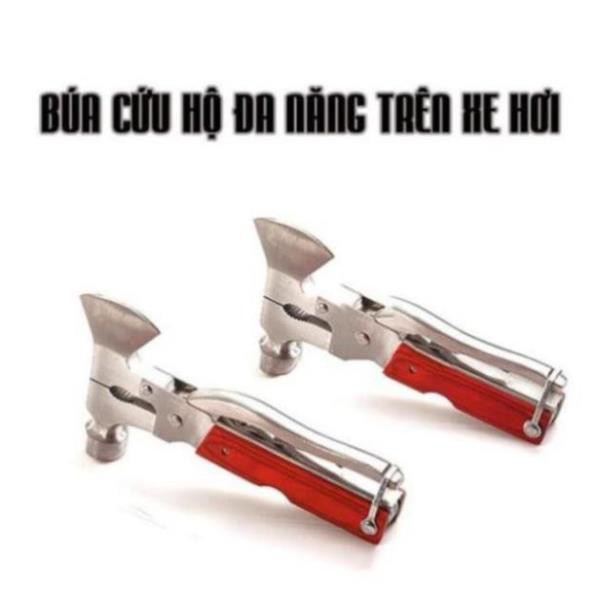 Búa Cứu Hộ Trên Ô TÔ Đa Năng Đầu Rìu