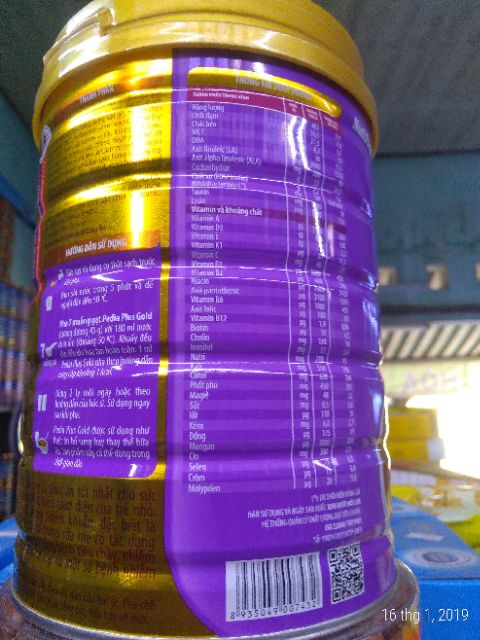 Sữa Pedia Plus Gold 900g