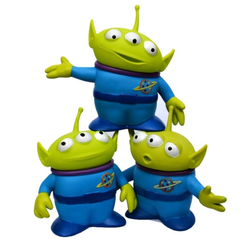Mô hình trưng bày nhân vật hoạt hình Toy Story Alien dễ thương 3 kiểu dáng cao 6inch đẹp mắt