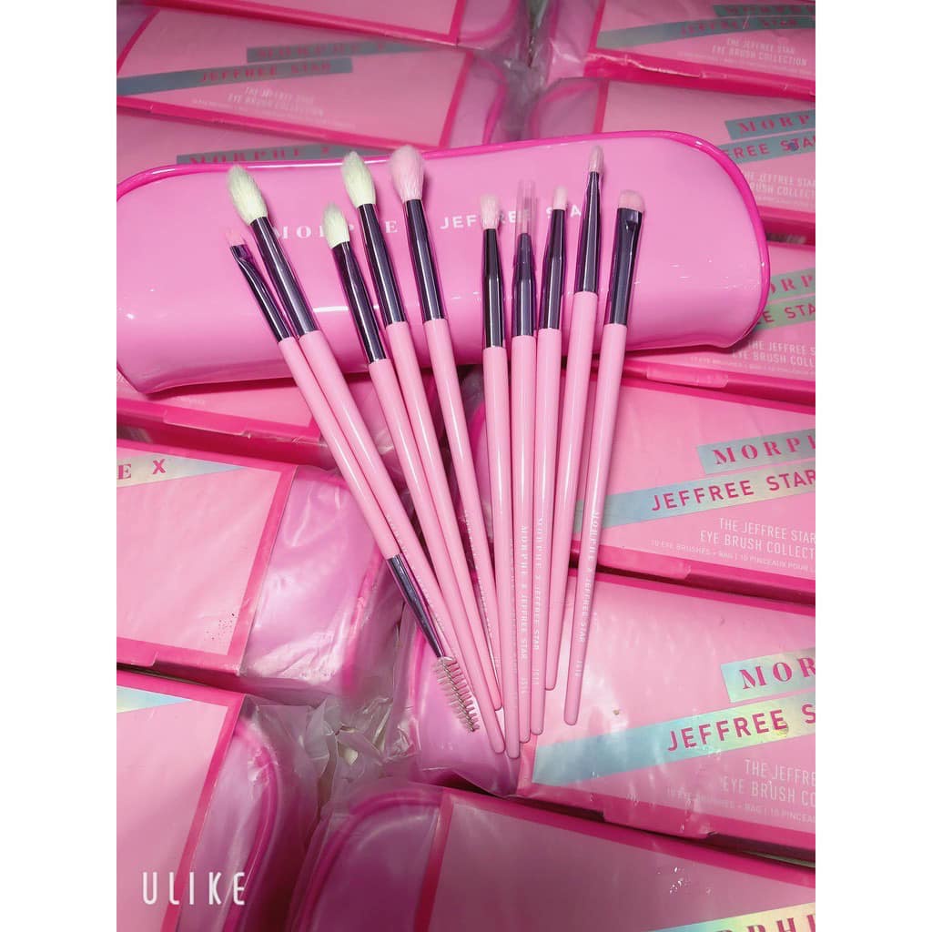 SET CỌ MẮT 10 CÂY CAO CẤP MORPHE X JEFFREE STAR THE JEFFREE STAR EYE BRUSH COLLECTION CHÍNH HÃNG - 9329