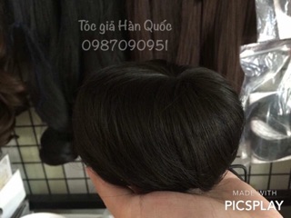 Tóc búi củ tỏi xinh xắn