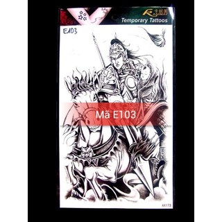 Hình Xăm Dán Tướng Binh E103