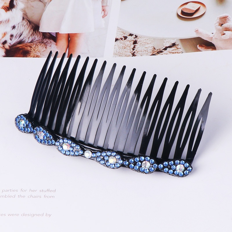 Haimeikang Kẹp Tóc Đính Đá Phong Cách Thời Trang Hàn Quốc