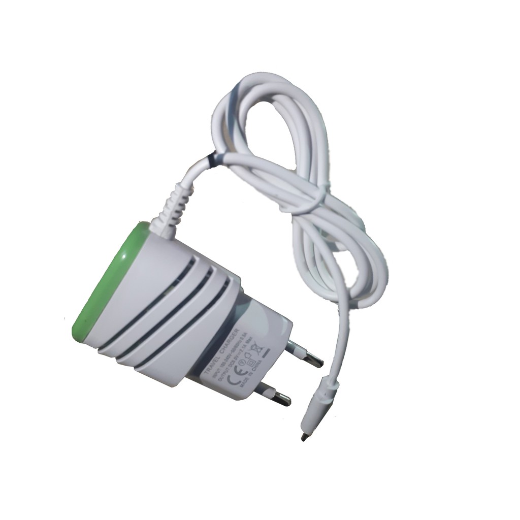 [NEW] Bộ sạc nhanh Samsung 2 cổng USB 2.1A đèn Led cao cấp