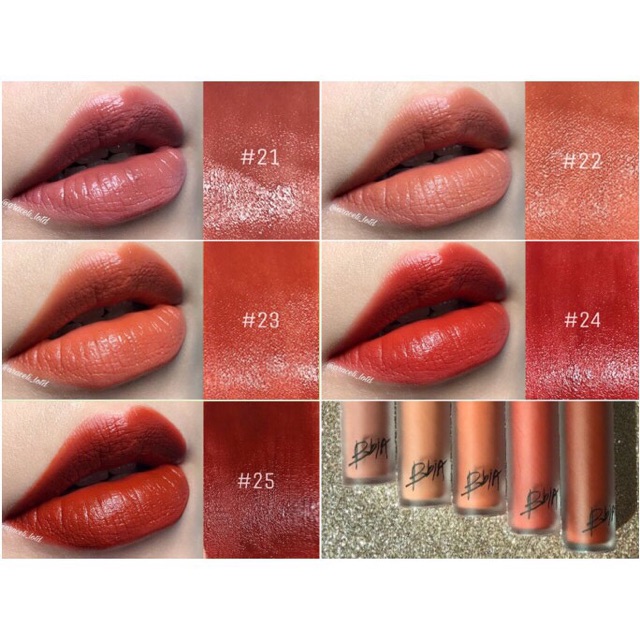 Son Kem Bbia Last Velvet Lip Tint sẵn ver 1.3.4.5