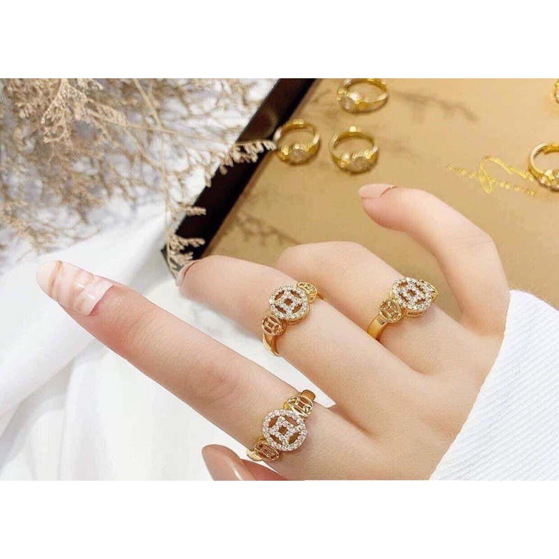 NHẪN KIM TIỀN XINH XẮN CHO BẠN GÁI