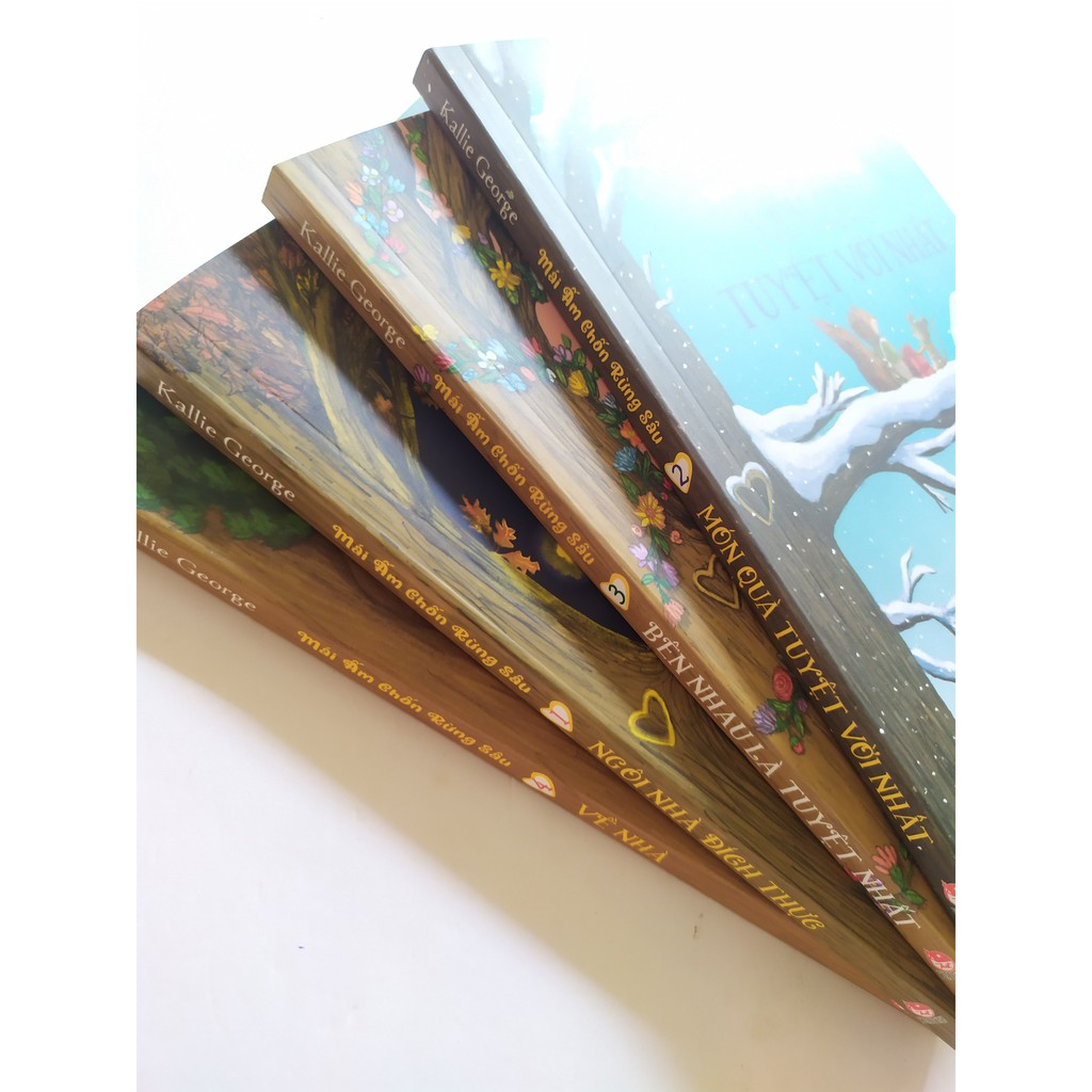 Sách - Bộ 4 Cuốn Mái Ấm Chốn Rừng Sâu - NXB Kim Đồng
