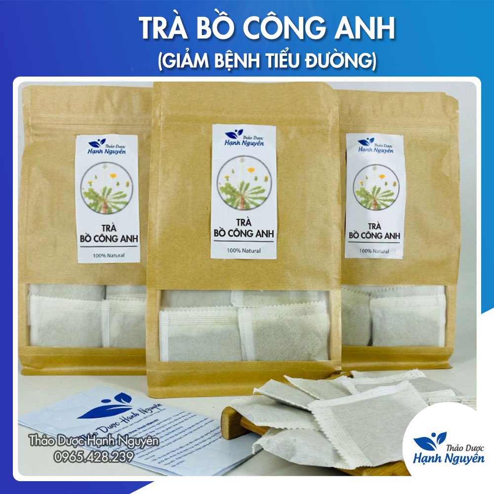 Trà bồ công anh túi lọc (bịch 50 túi lọc) giải độc,hỗ trợ ngăn ngừa u xơ - Thảo dược Hạnh Nguyên