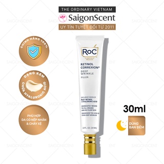 Kem Xóa Nếp Nhăn, Làm Đầy Nếp Nhăn Sâu Roc Retinol Correxion Deep Wrinkle Filler (30ml)