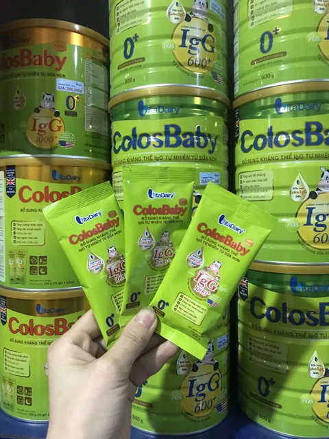 Sữa non ColosBaby 0+ dạng gói(35 gói x 9,6g) date mới