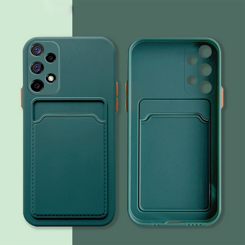 Ốp điện thoại Koosuk Silicon có ví đựng thẻ cho Samsung Galaxy A51 A71 A31 A21S A02S M02S A50 A50S A30S A30 A20