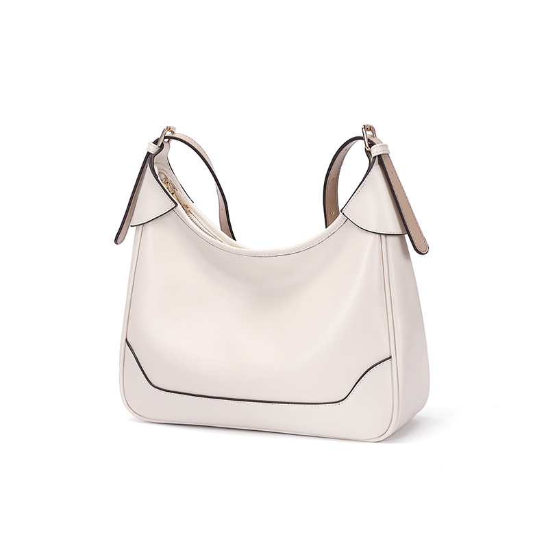 Ielgy Túi tote Một Bên Vai Sức Chứa Lớn Hình Bánh Bao Có Khóa Kéo Thời Trang Xu Hướng Cho Nữ