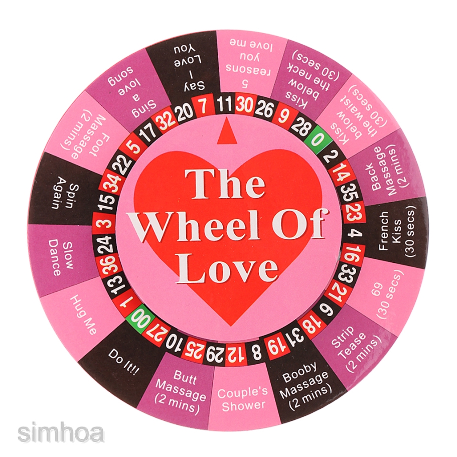 [SIMHOA] Máy Chơi Game Truth or Dare Bằng Điện Có Bánh Xe Xoay Dành Cho Cặp Đôi