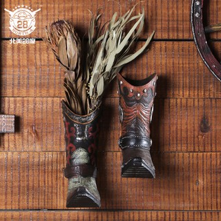 Boot cao bồi trang trí - Decor đồ trang trí phong cách Cowboy Viễn Tây
