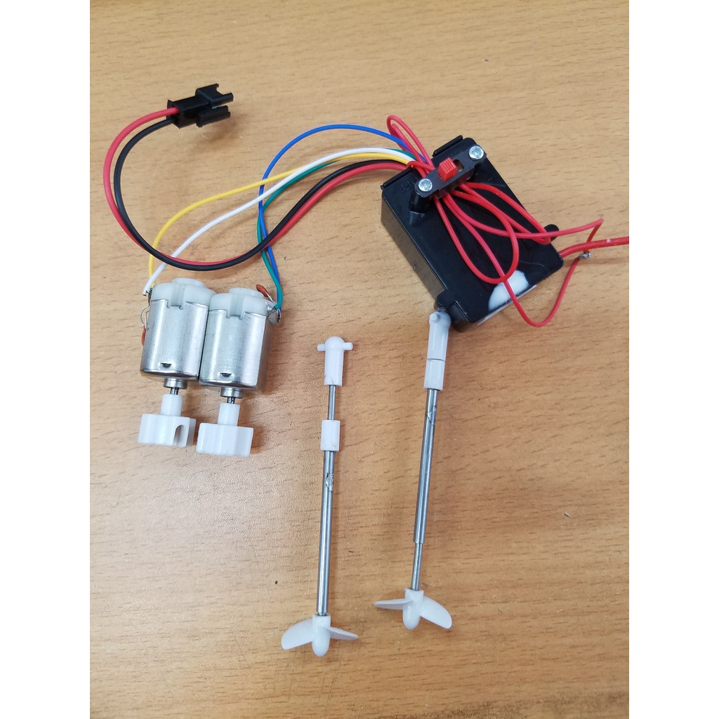 Xuongpinoto Combo đầy đủ chế tạo tàu điều khiển từ xa mini sóng 2.4ghz,hàng mới 100%