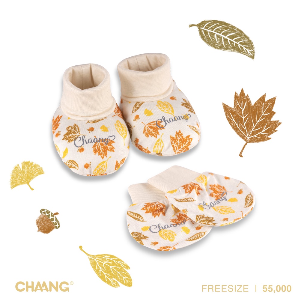 Chaang set bao tay bao chân bảo vệ em bé AW2022D11