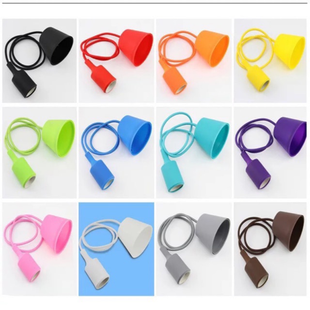 Đuôi đèn thả nhựa trang trí E27