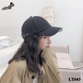 Mũ lưỡi trai nón kết trơn có điểm nhấn ở đuôi nón đặc sắc phong cách unisex cho cả nam và nữ LT643
