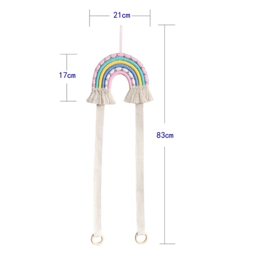 Treo kẹp CẦU VỒNG dạng 2 dây bảng lớn