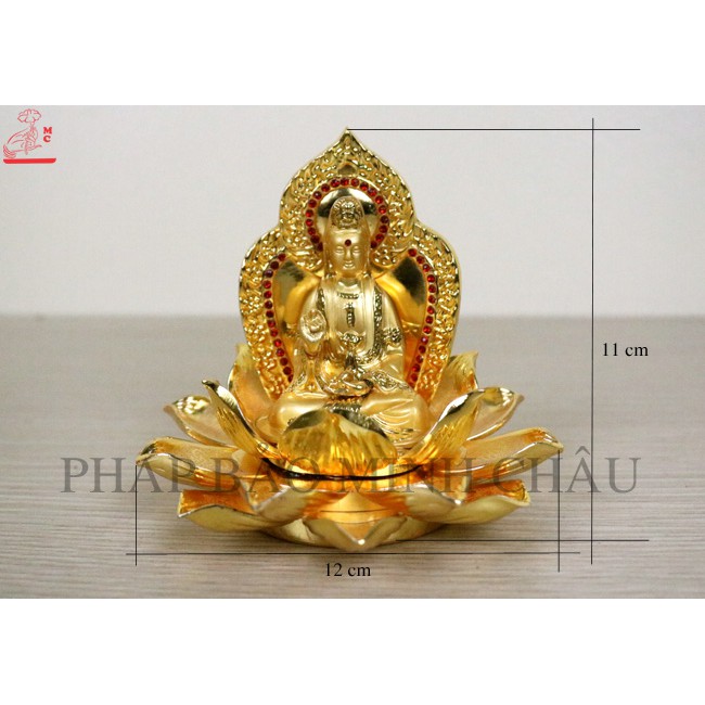 [PHÁP BẢO MINH CHÂU] TƯỢNG BÀY ÔTÔ HK ĐẾ SEN NỞ (QUAN ÂM - THIÊN THỦ 2 MẶT - QUAN ÂM 2 MẶT)