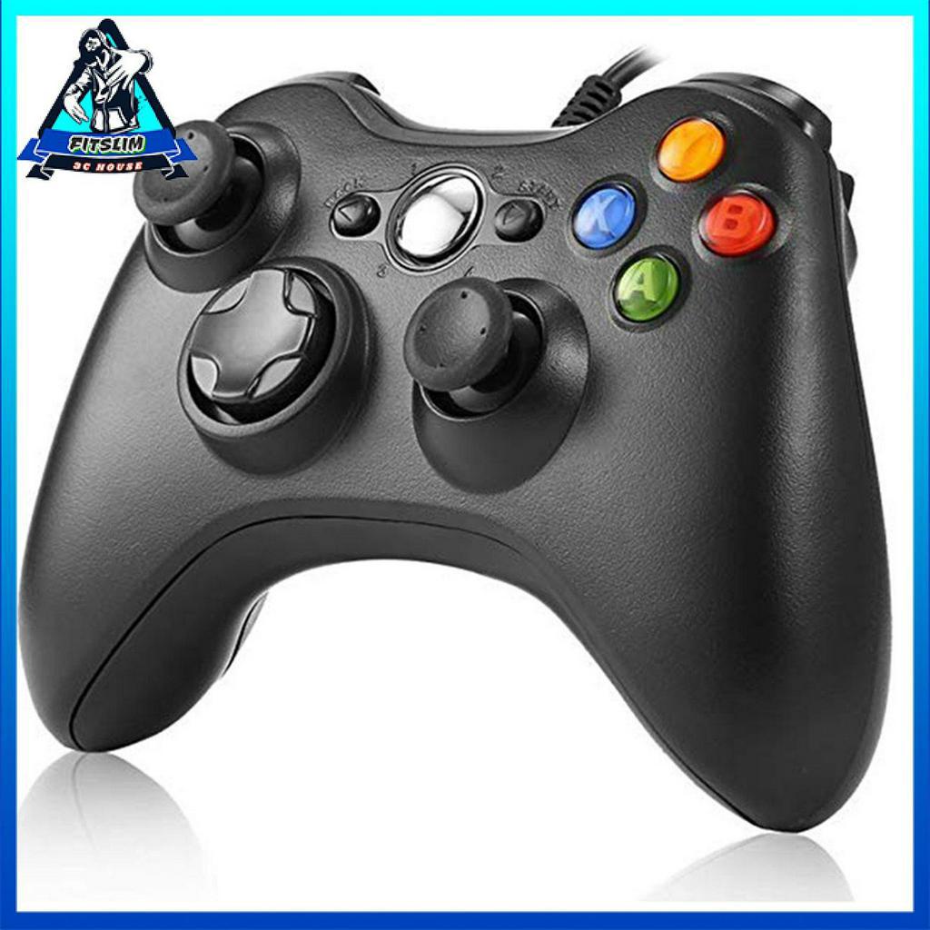 Tay Cầm Chơi Game Có Dây Kết Nối Usb Cho Microsoft Xbox 360