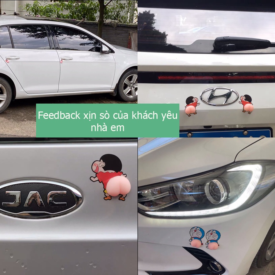 Miếng dán silicon chống va chạm va đập  Miếng dán bảo vệ ô tô, xe máy, cửa nhà, điện thoại...giảm stress