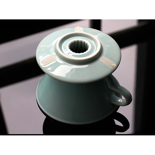 Phễu lọc cà phê V60 sứ cao cấp Brewista Dripper - Màu xanh ngọc