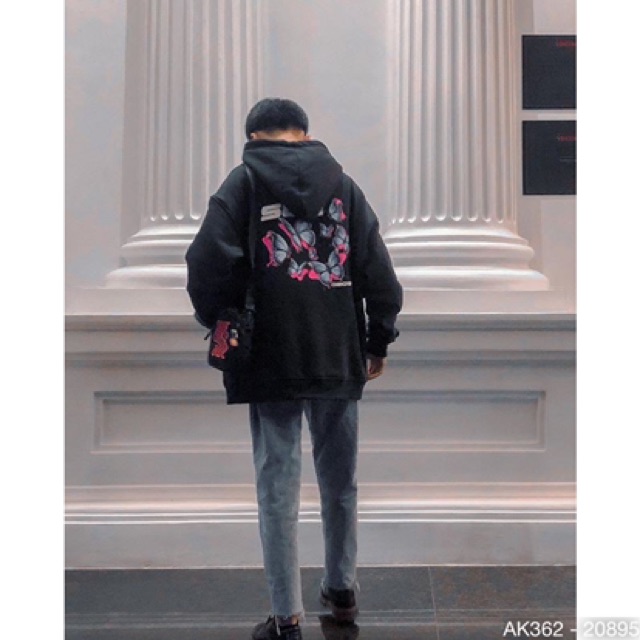 Áo Khoác Hoodie Nam Nữ Nỉ Bông Dày Dặn Hàng QC Áo Khoác Hoodie Nỉ Sweater Nam Nữ Nỉ Ngoại in SWE BƯỚM - AK3362 | BigBuy360 - bigbuy360.vn