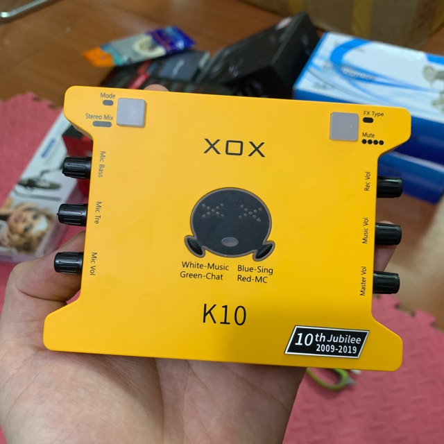 Soundcard K10 bản 2020 _ Kỉ Niệm 10 năm của XOX K10 âm thanh cực hay