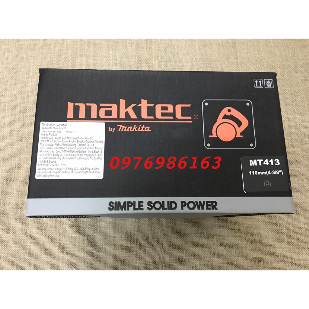 Máy cắt gạch máy cắt đá Maktec MT413