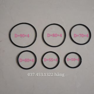 Gioăng cao su chịu dầu từ D50 đến D90mm