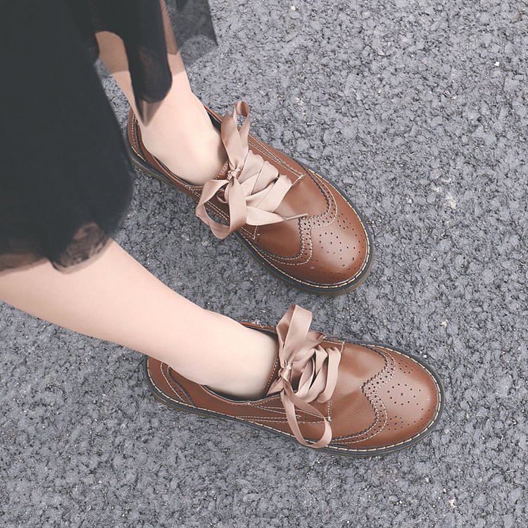 [order] Giày oxford nữ kèm 2 dây MS42 | BigBuy360 - bigbuy360.vn