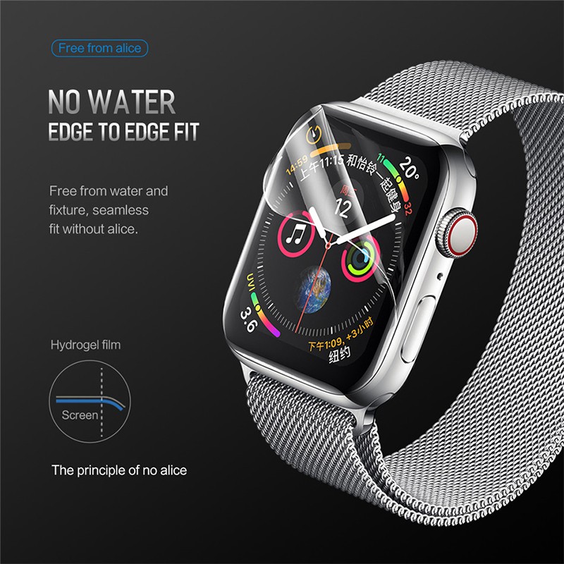 Miếng dán mềm bảo vệ màn hình đồng hồ thông minh apple watch serise 5 4 40mm 44mm 3 2 42mm 38mm