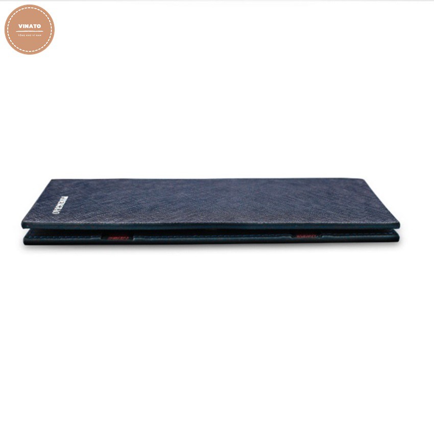 Ví da nam cầm tay thời trang nam nữ phong cách Hàn Quốc, bóp dài dập vân có nút bấm | BigBuy360 - bigbuy360.vn