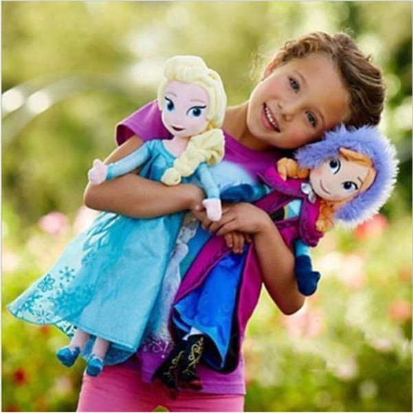 Búp Bê Nhồi Bông Hình Công Chúa Anna Trong Phim Hoạt Hình Frozen 40cm & 50cm