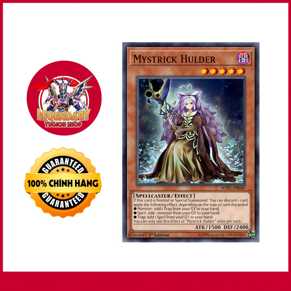 EN]Thẻ Bài Yugioh Chính Hãng] Mystrick Hulder