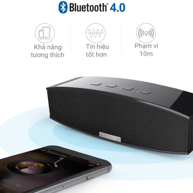 Loa bluetooth cao cấp ANKER A3143 Premium Stereo 20W - Hàng chính hãng, bảo hành 12 tháng