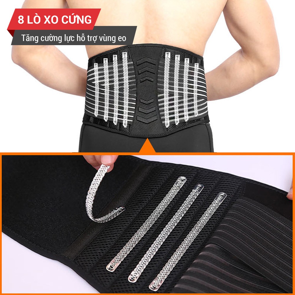 Đai lưng tập gym, bảo vệ cột sống chống đau lưng GoodFit GF722WS _REVOTI