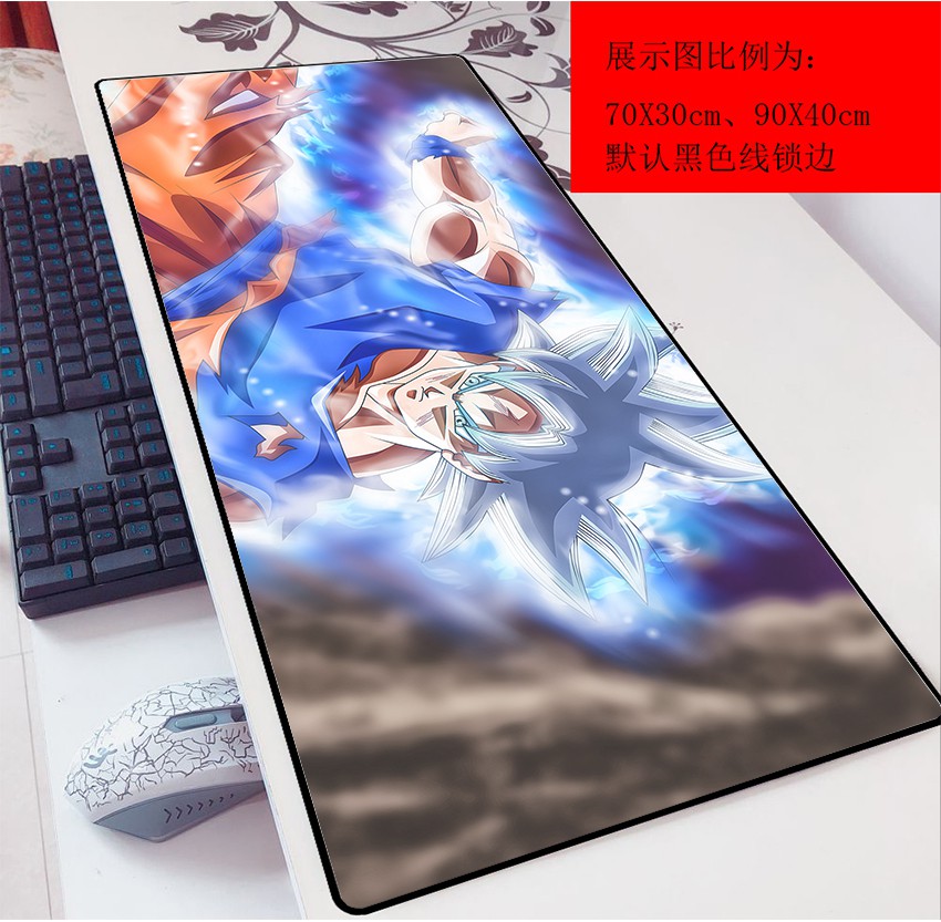 ♜☸♨Dragon Ball Mouse Pad Internet Cafe Gaming Slide Pad Anime Game Dragon Ball Super 70x30 Thicken Mouse Pad Super