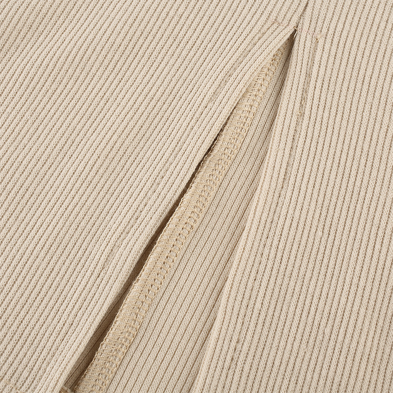 DUNEA Đầm Cổ Vuông Xẻ Tà Phong Cách Hàn Quốc Nữ Tính