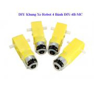 Khung Xe Robot 4 Bánh DIY-4B-MC Siêu rẻ