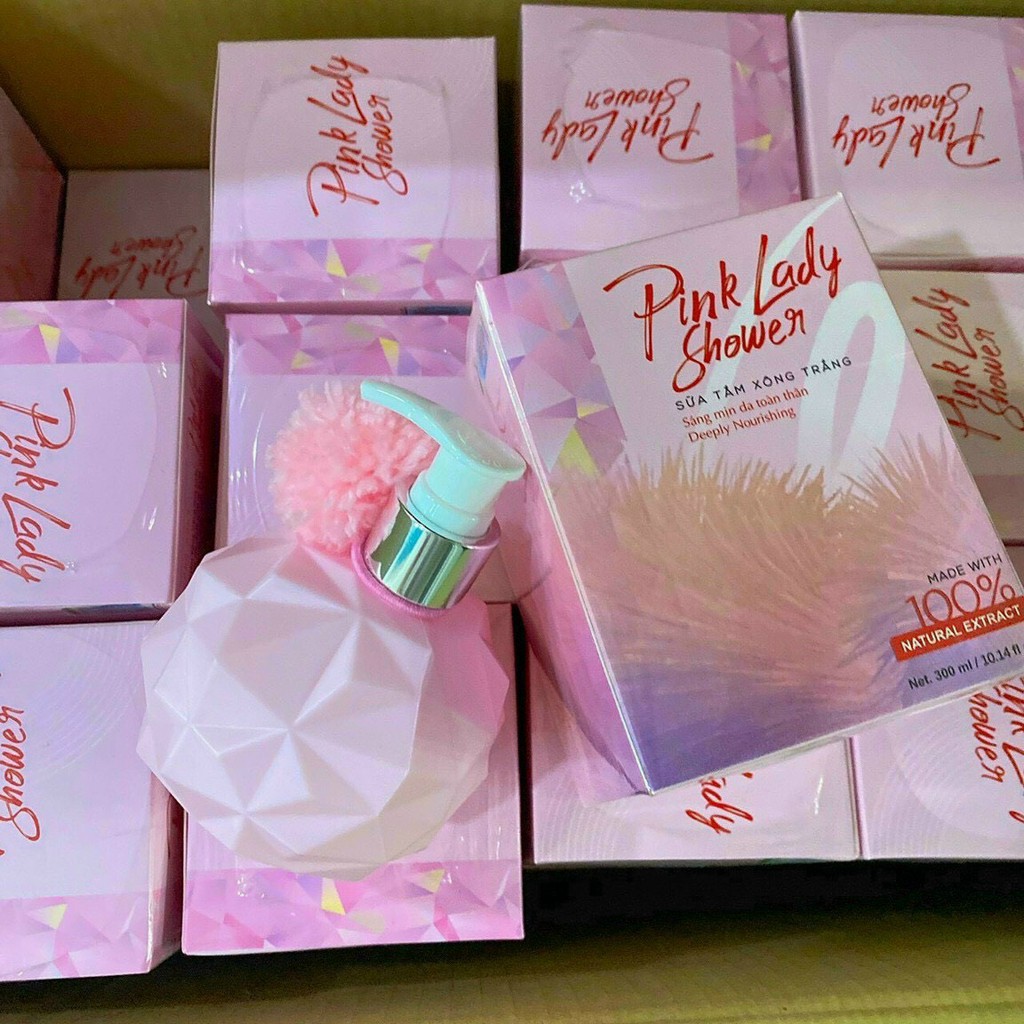 Sữa Tắm Xông Trắng Pink Lady - Cam Kết Chuẩn 100% Mùi Thơm Lâu