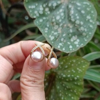 Bông tai trai thật hình nơ