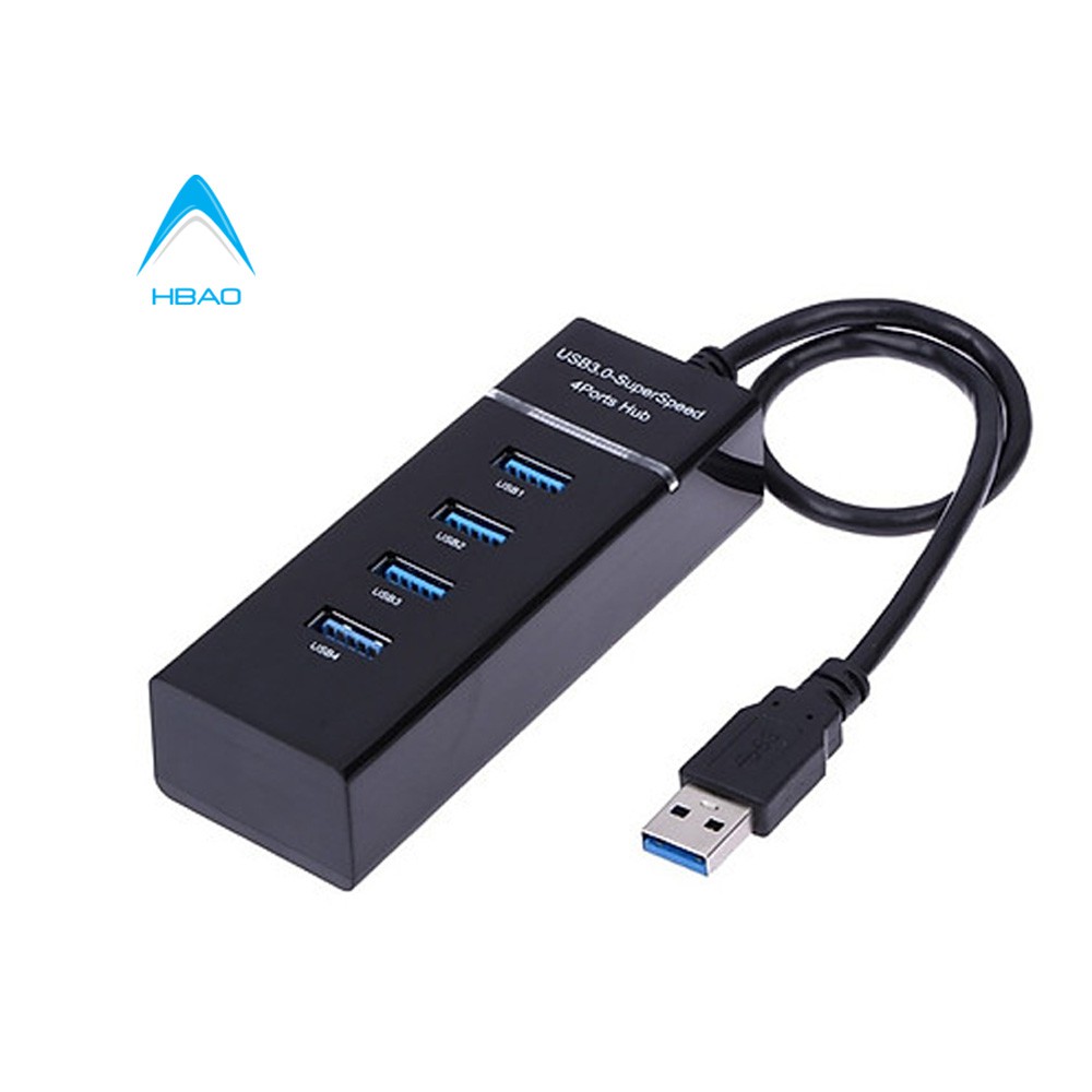 Bộ chia USB 1 ra 4 cổng 3.0 - Hub USB 4 Port 120cm , 30cm