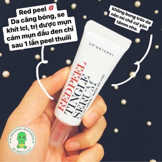 (TUÝP 20ML) THAY DA SINH HỌC RED PEEL TINGLE SERUM