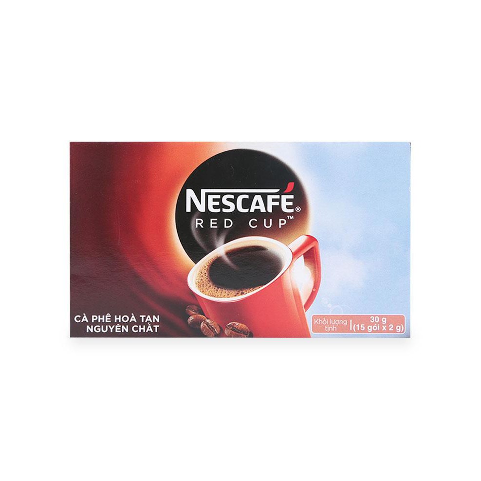 [ Yams Mart ] Combo 2  Cà Phê Hòa Tan Nguyên Chất Red Cup Nescafé 30G (15 Gói)