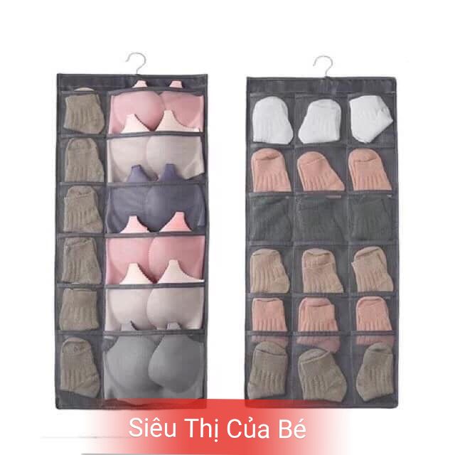 Túi treo đồ lót, tất 2 mặt tiện dụng